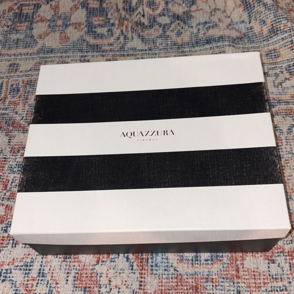 Aquazzura Tutti Frutti Sandal 105 in Suede Lipstick SZ 36 NIB - Picture 9 of 10